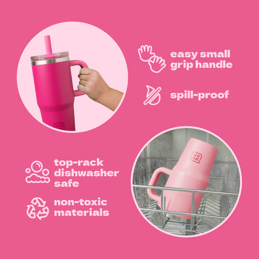 My First Travel Tumbler, Fuschia