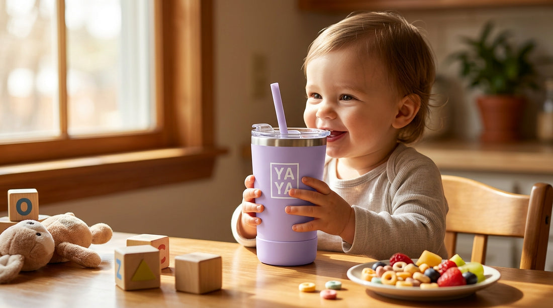 Stainless Steel vs. Plastic: Which 22 oz Tumbler is Safer for Toddlers?