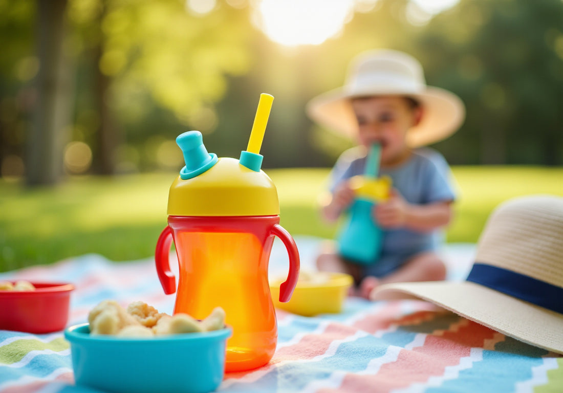 10 Non Spill Cups with Straw for Mess-Free Toddler Hydration