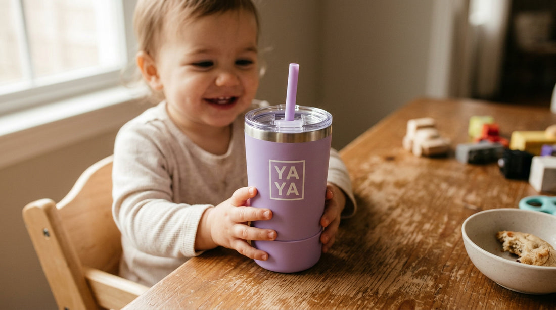 4 Cold Tumblers with Straw Perfect for Toddlers' Hydration