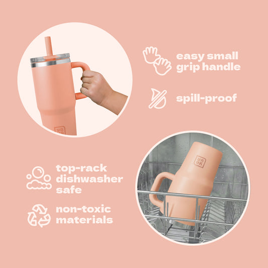 My First Travel Tumbler, Peach