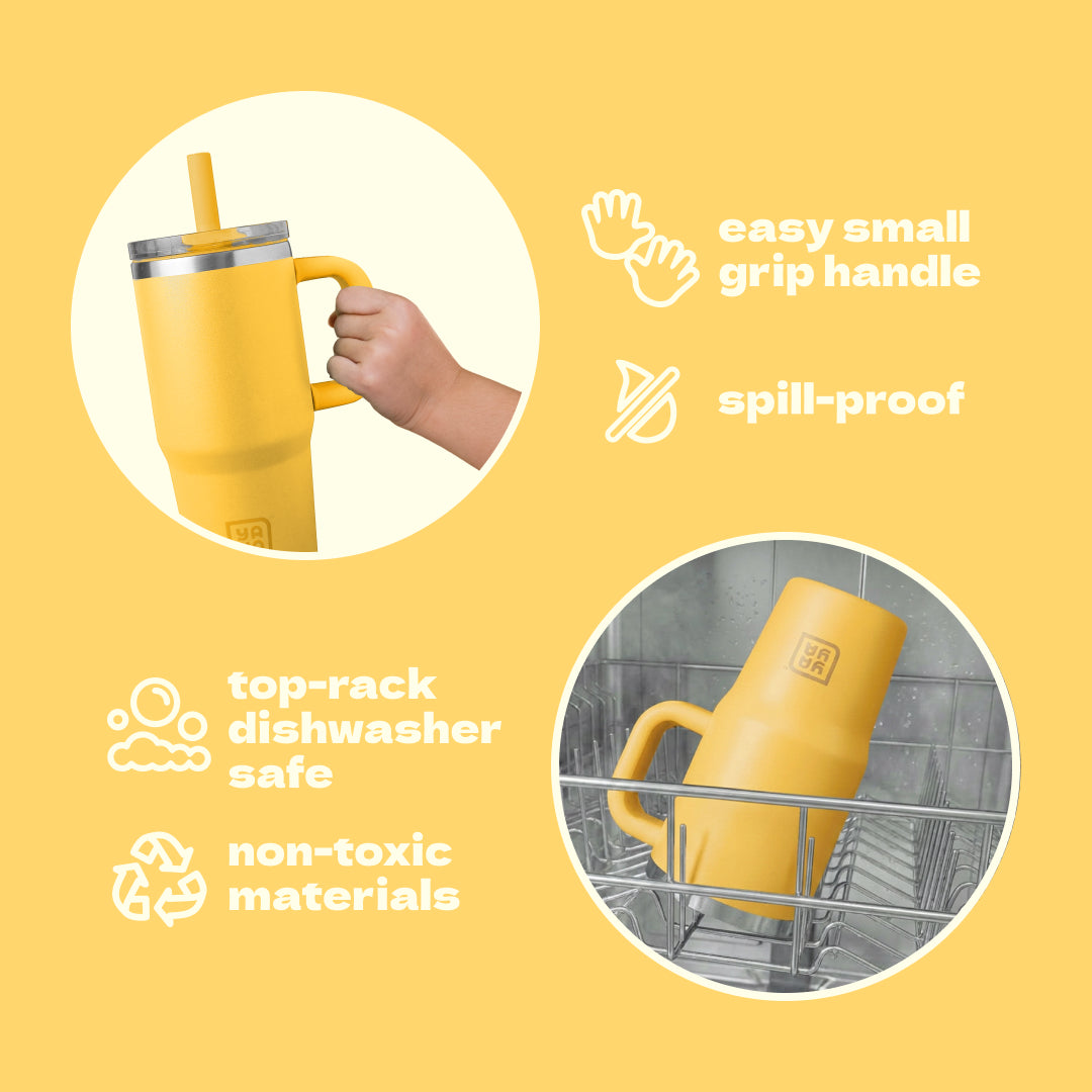 My First Travel Tumbler, Bright Yellow