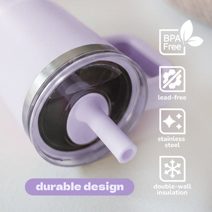 My First Travel Tumbler, Purple Daisies