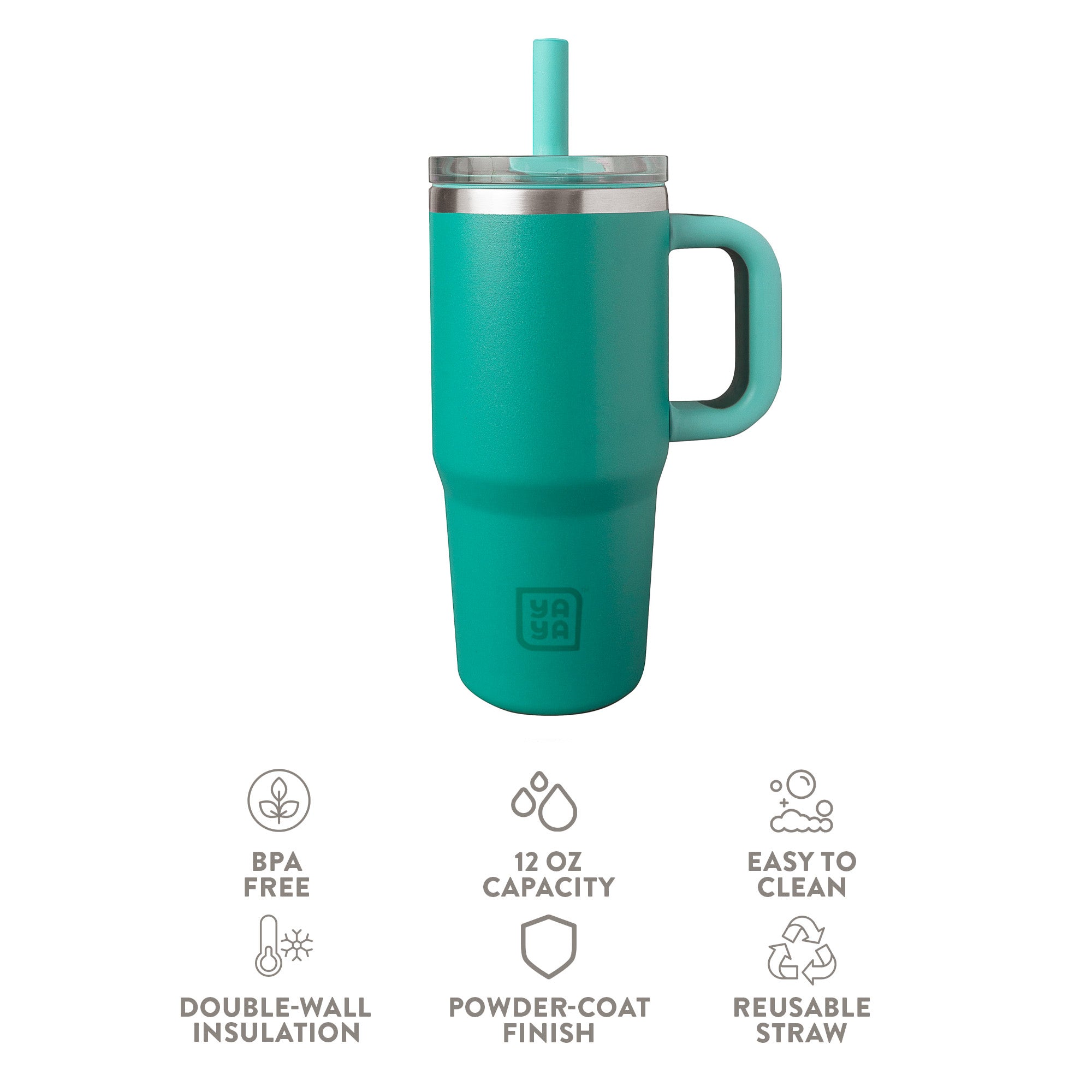 My First Travel Tumbler, Seafoam Green