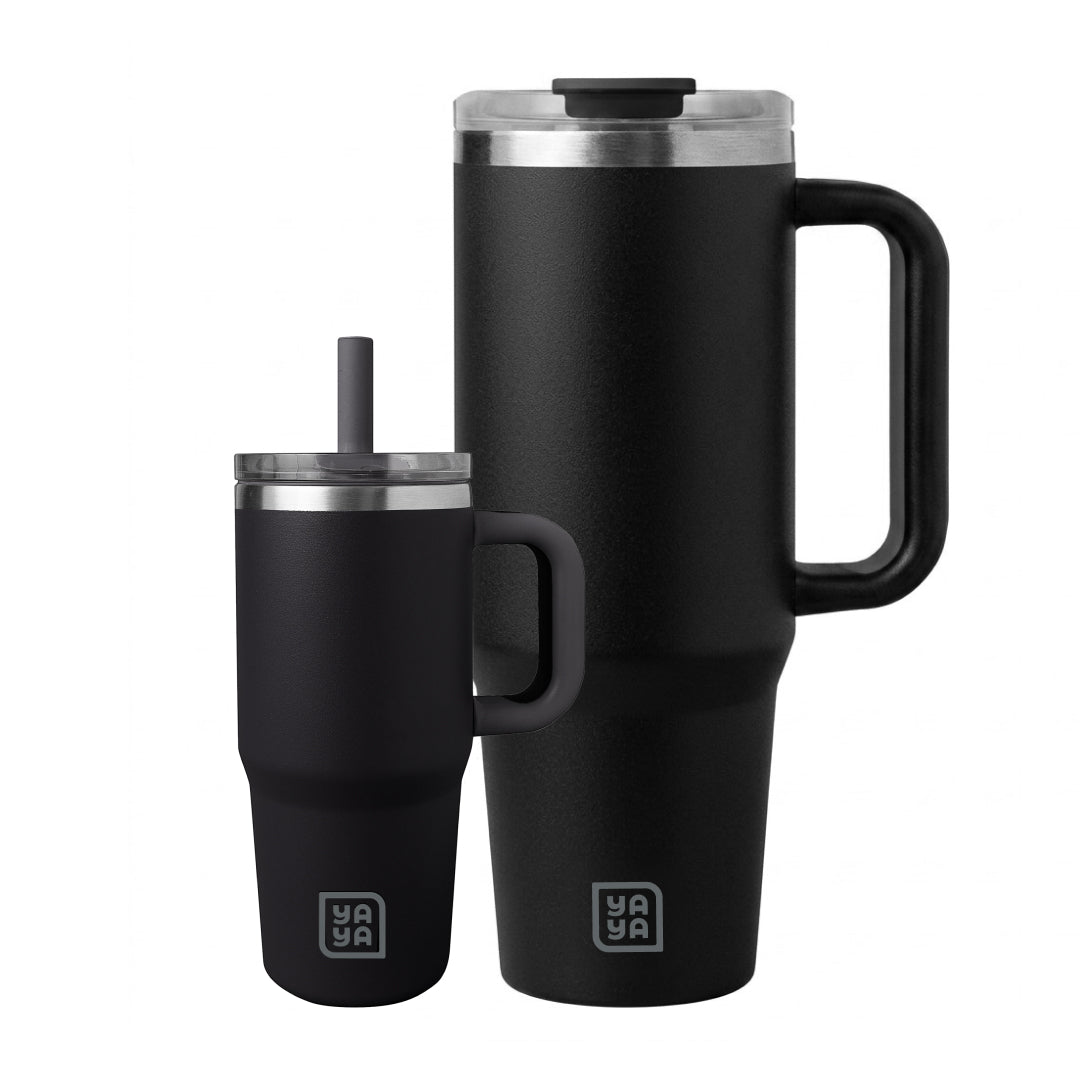 Mommy + Me Matching Tumbler Set, Black