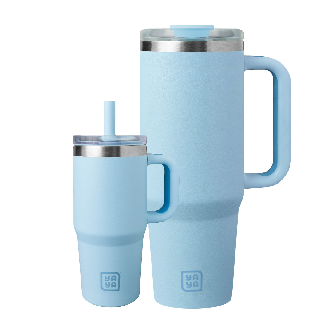 Mommy + Me Matching Tumbler Set, Blue