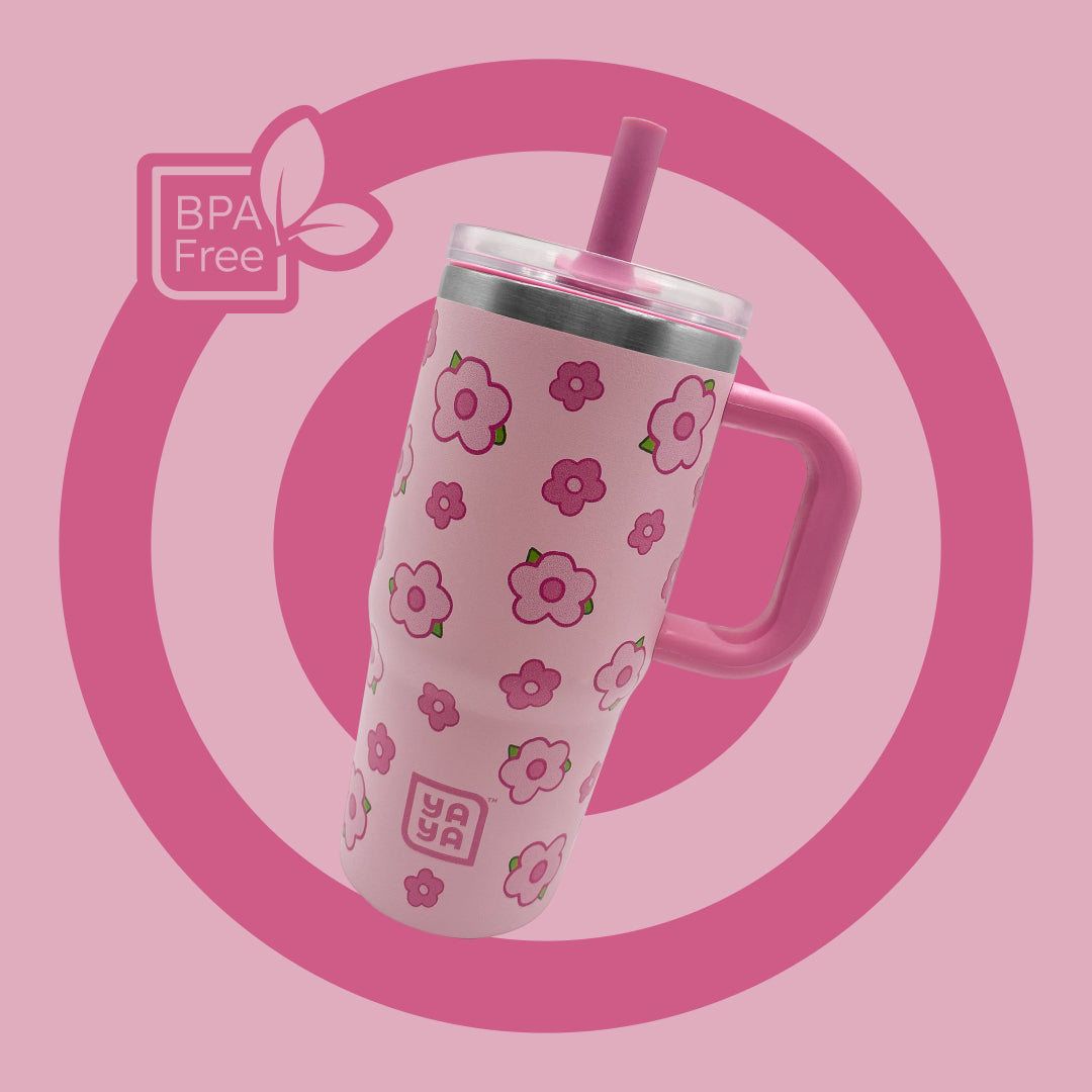 My First Travel Tumbler, Floral
