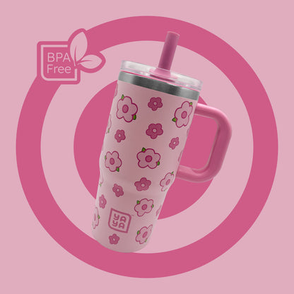 My First Travel Tumbler, Floral