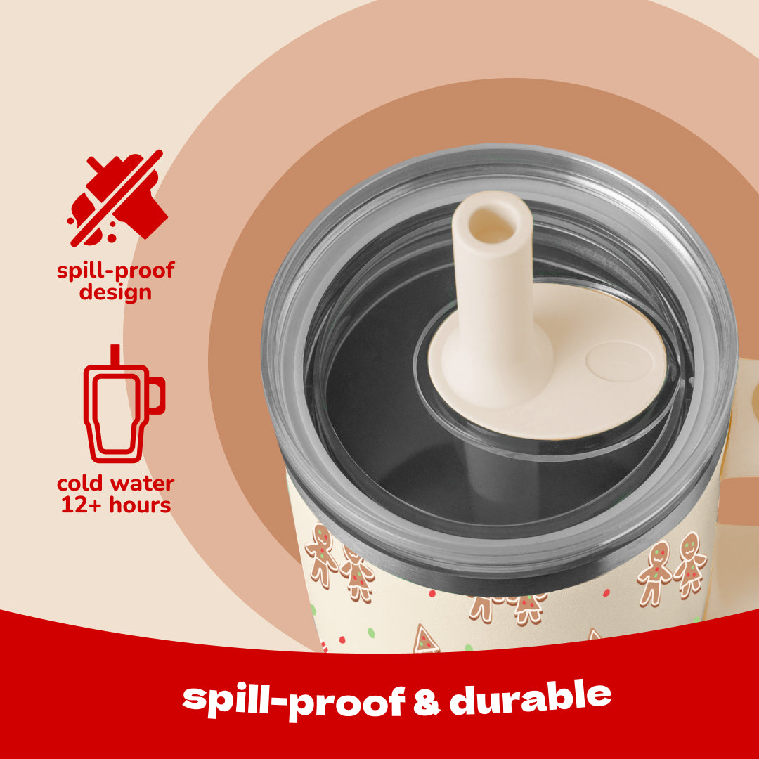 YAYA My First Travel Holiday Tumbler, Gingerbread