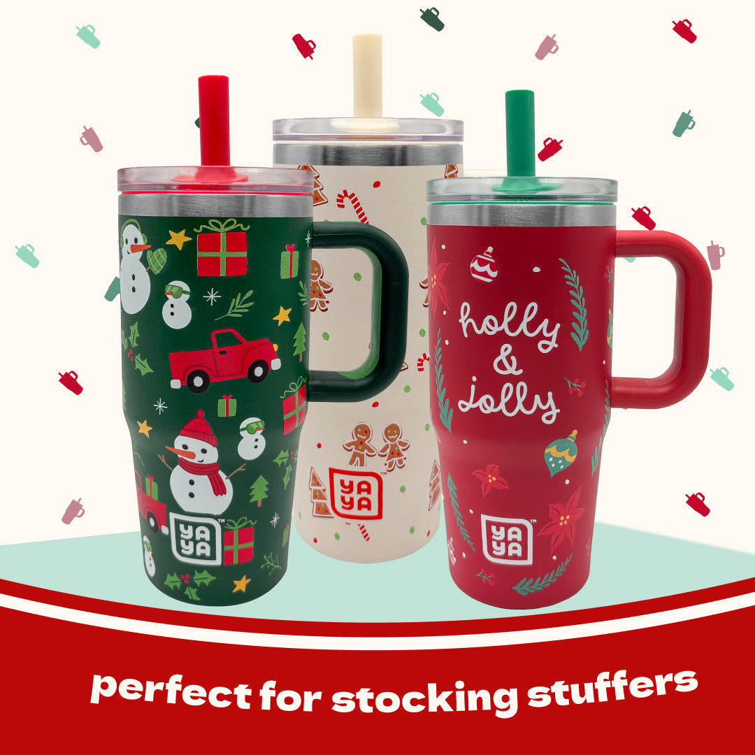 YAYA My First Travel Holiday Tumbler, Gingerbread