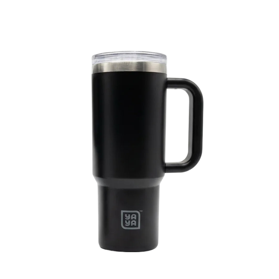 Adult Tumbler with 2-in-1 Straw, Black