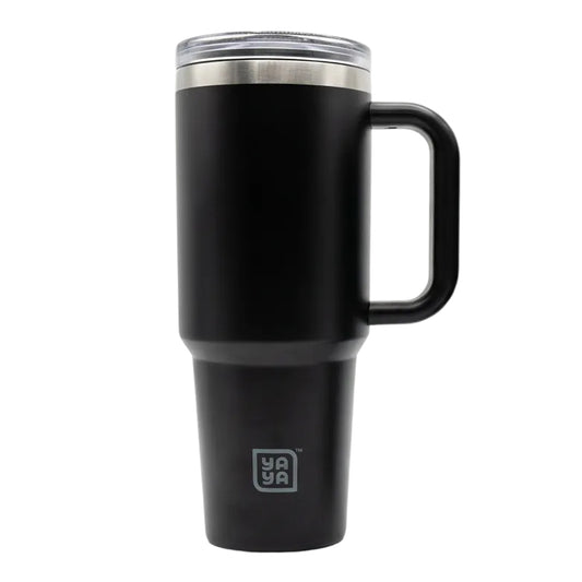 Adult Tumbler with 2-in-1 Straw, Black