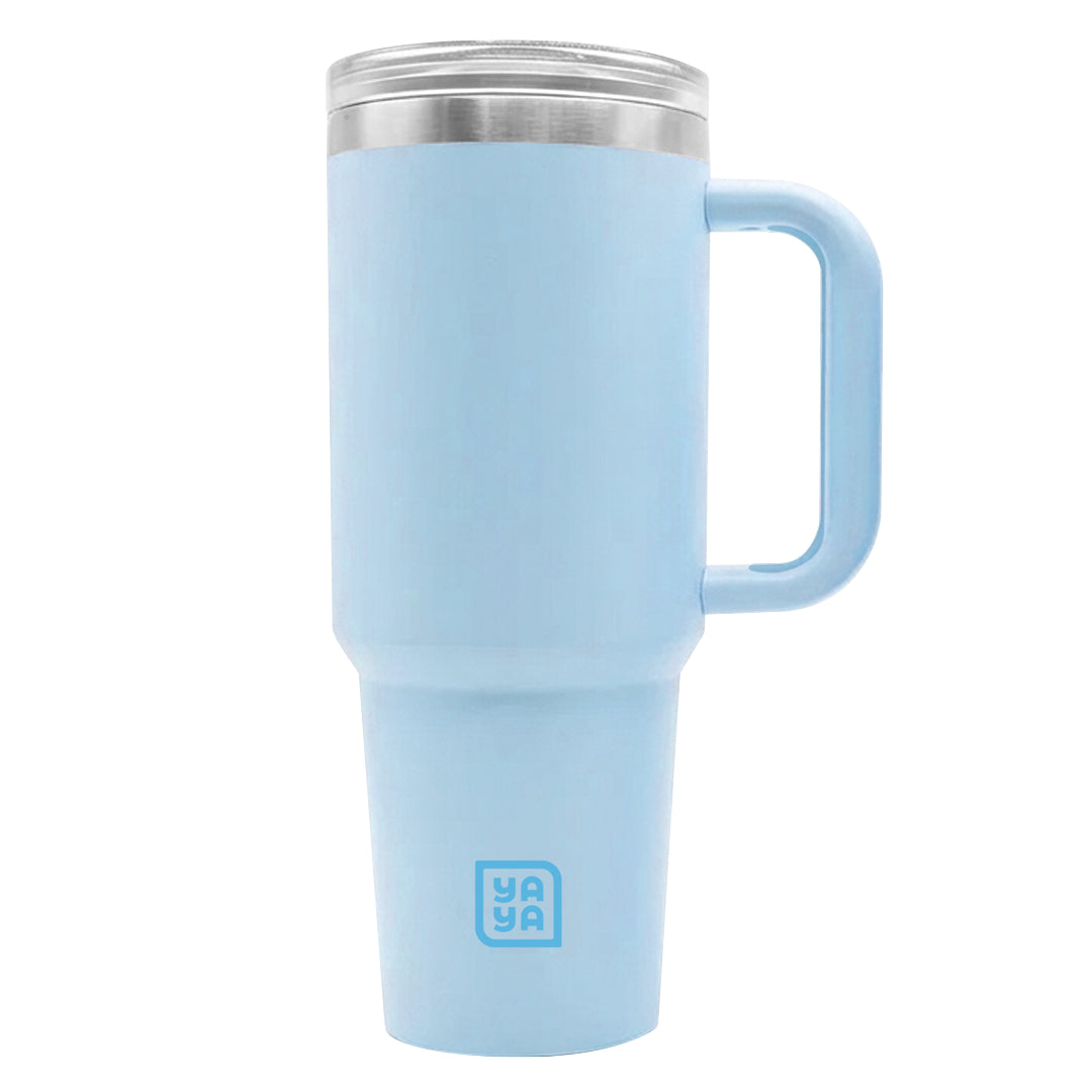 Adult Tumbler with 2-in-1 Straw, Blue