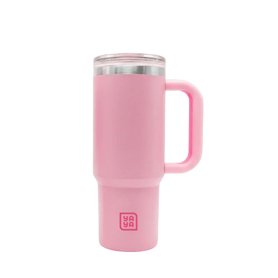 Adult Tumbler with 2-in-1 Straw, Pink
