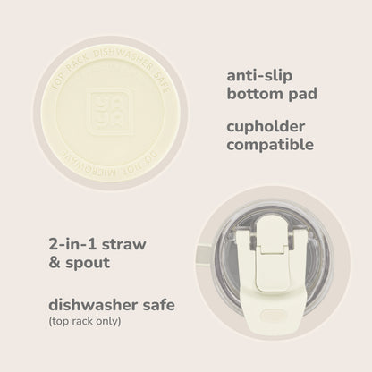 Mommy + Me Matching Tumbler Set, White