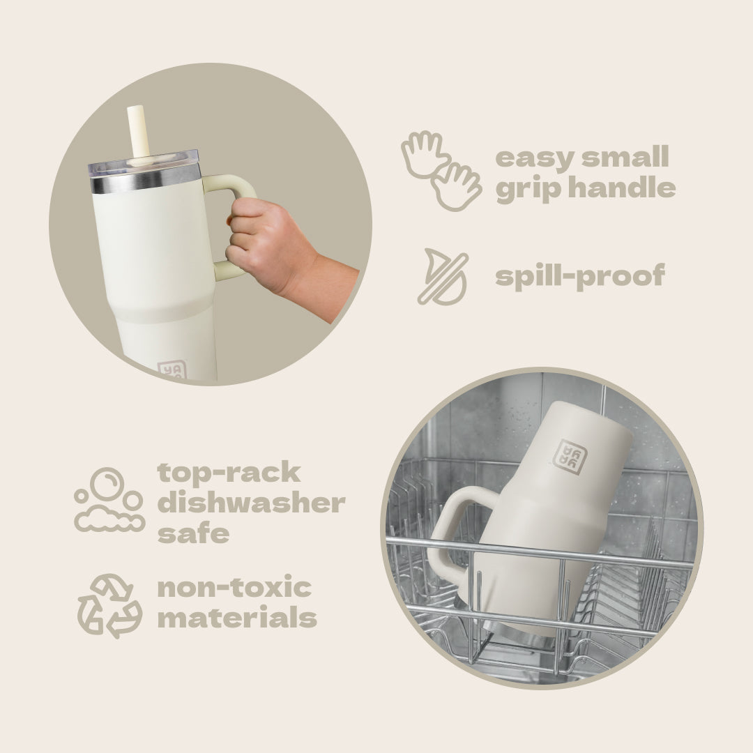 Mommy + Me Matching Tumbler Set, White
