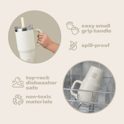 Mommy + Me Matching Tumbler Set, White