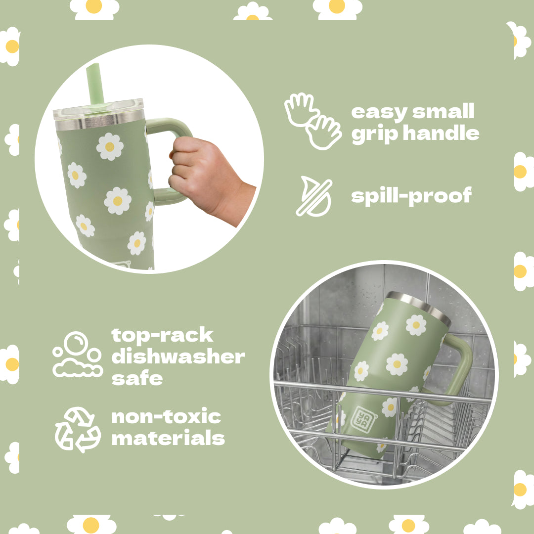 My First Travel Tumbler, Daisies