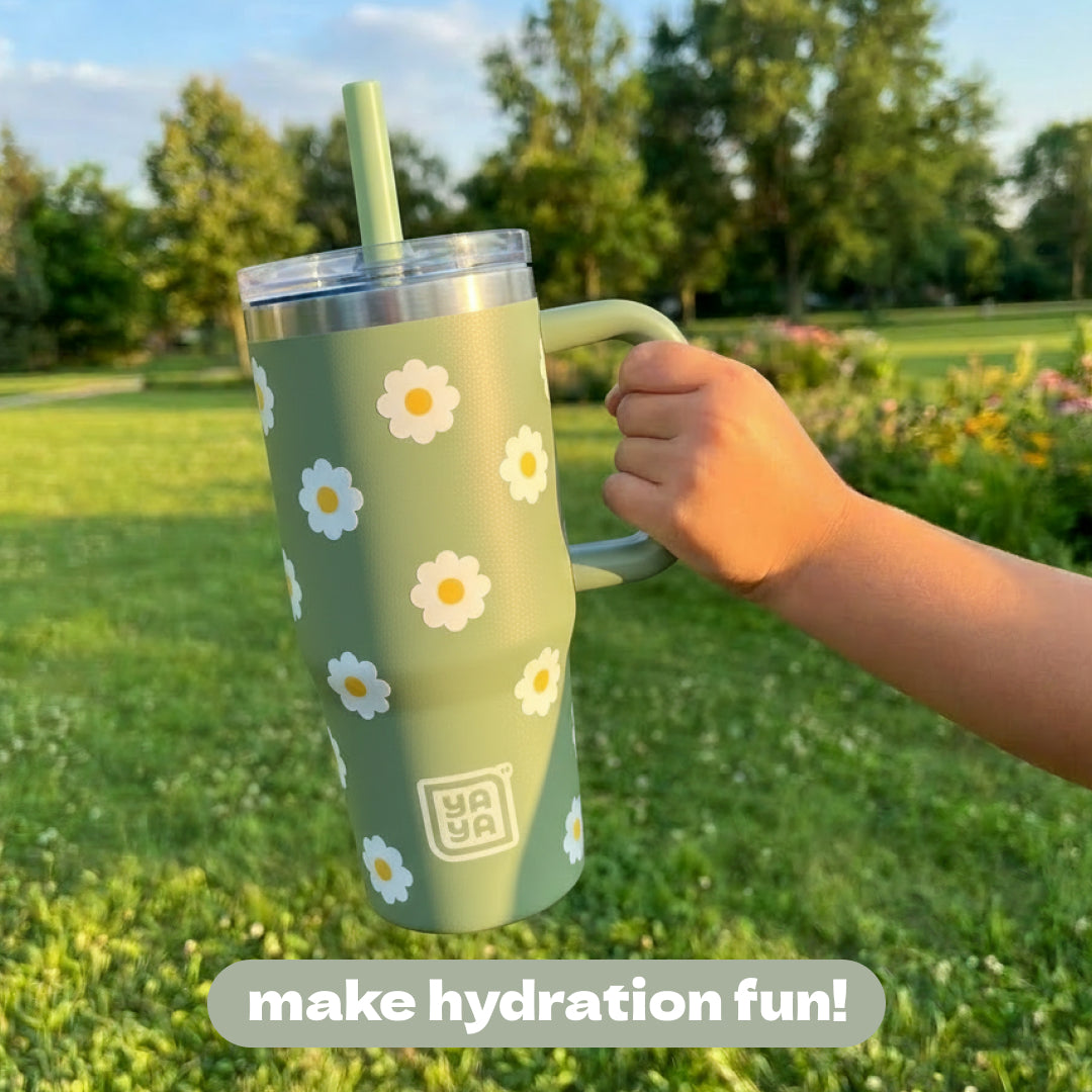 My First Travel Tumbler, Daisies