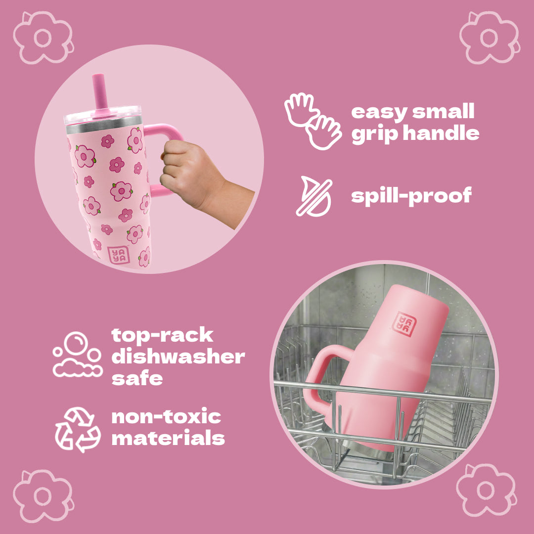 My First Travel Tumbler, Floral