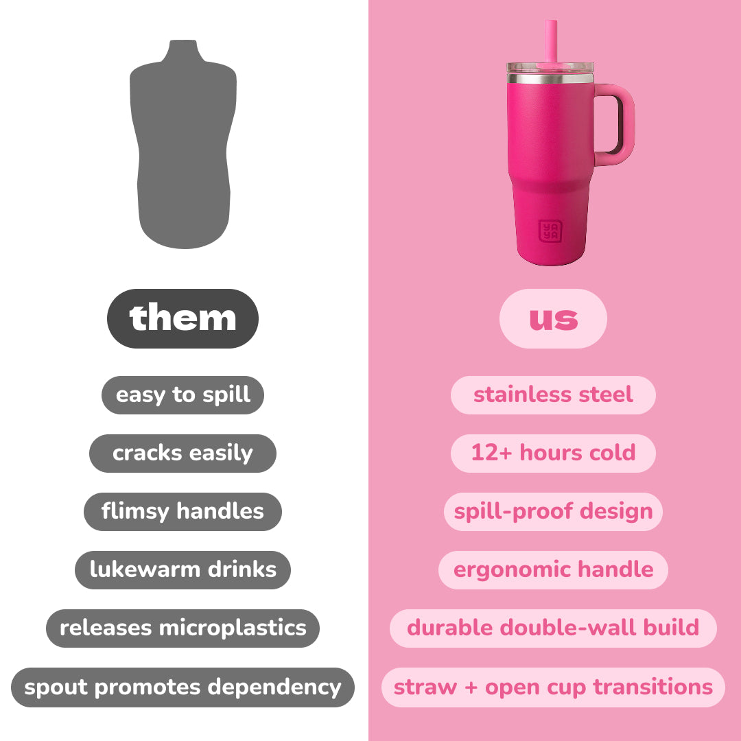 My First Travel Tumbler, Fuschia