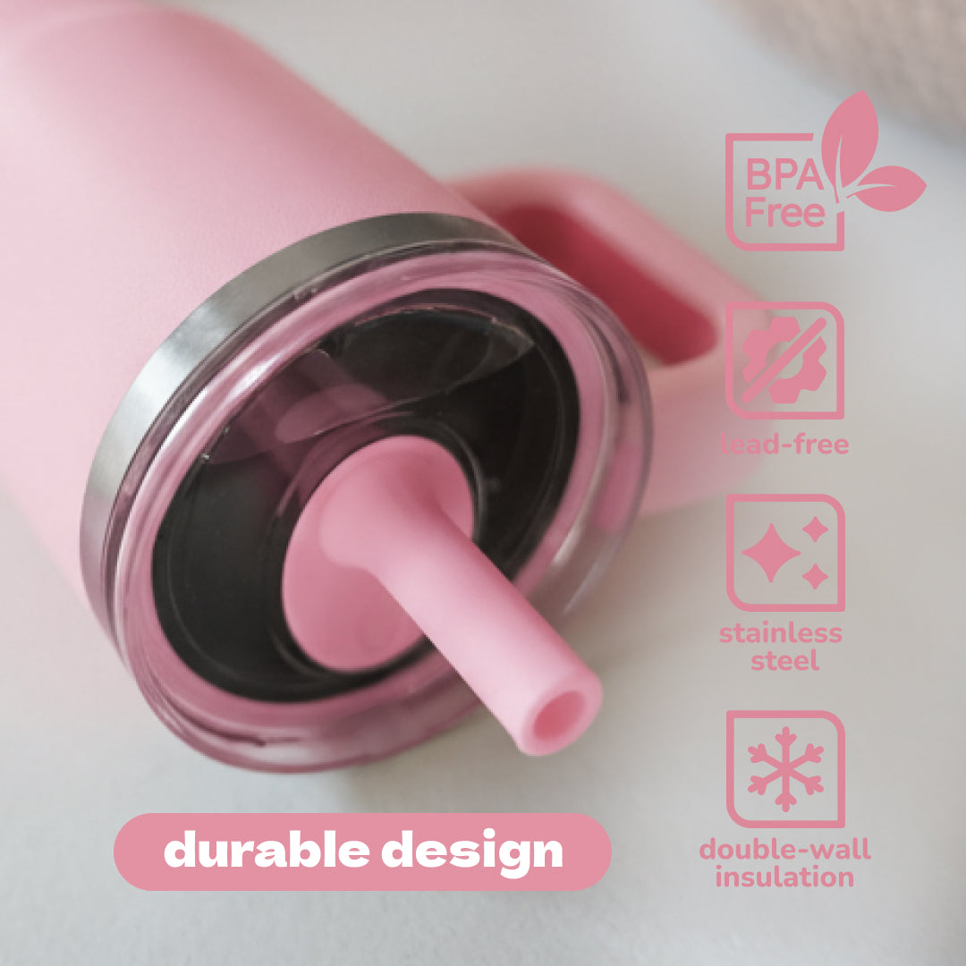 Mommy + Me Matching Tumbler Set, Pink