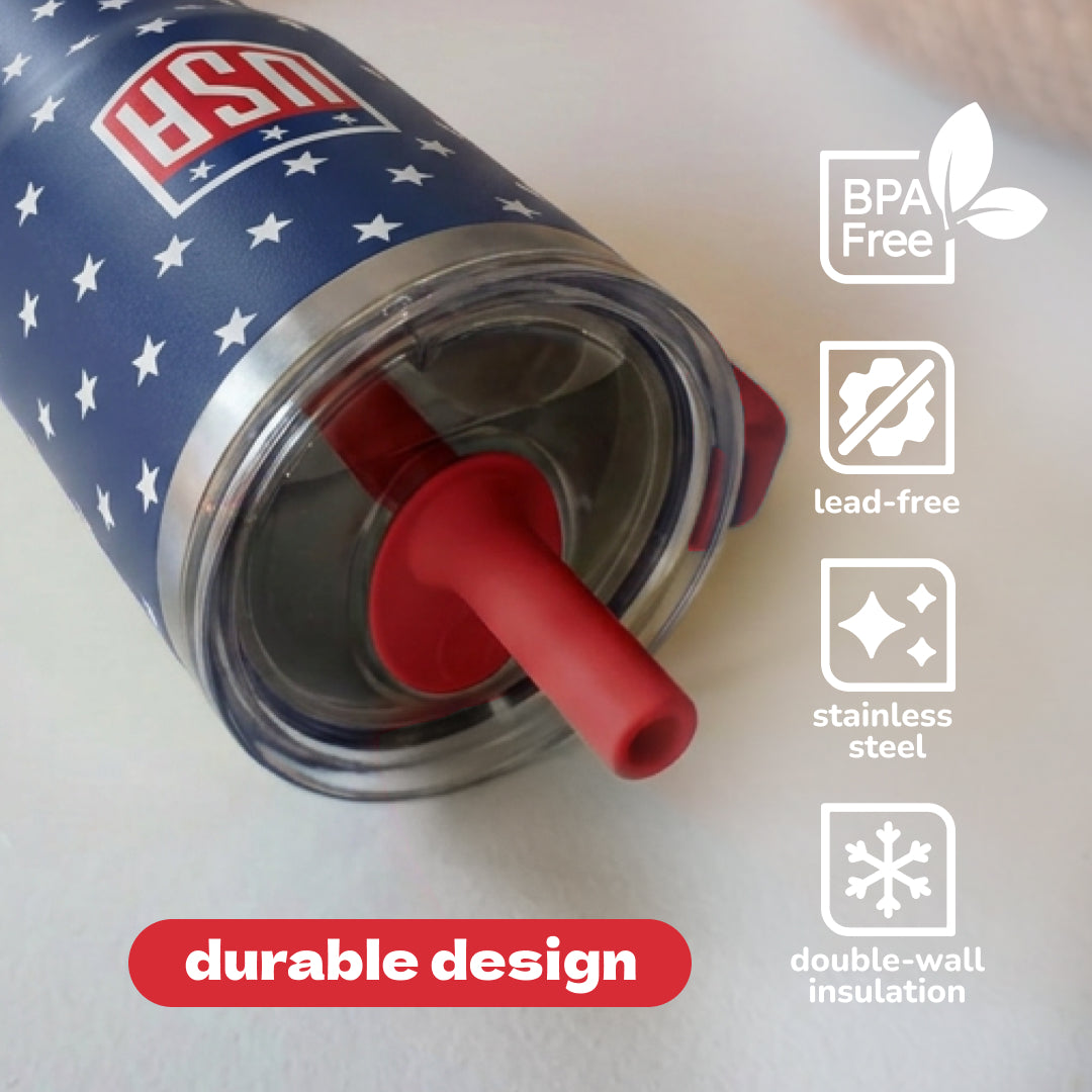 My First 4th of July Tumbler, Blue Stars