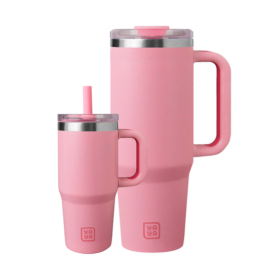 Mommy + Me Matching Tumbler Set, Pink