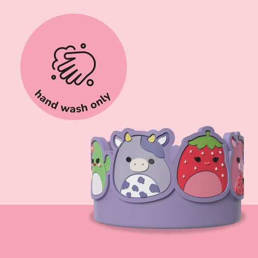 Squishmallows Tumbler + Boot Accessory Set, Sticker Bomb