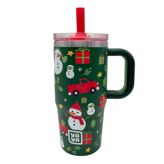 YAYA My First Travel Holiday Tumbler, Snowman