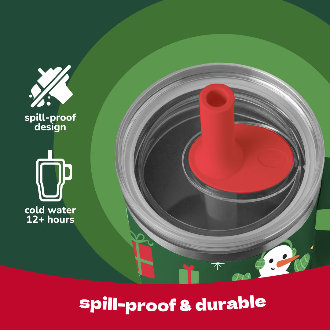 YAYA My First Travel Holiday Tumbler, Snowman