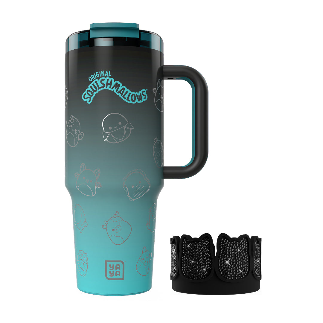 Squishmallows Tumbler + Boot Accessory Set, Bling